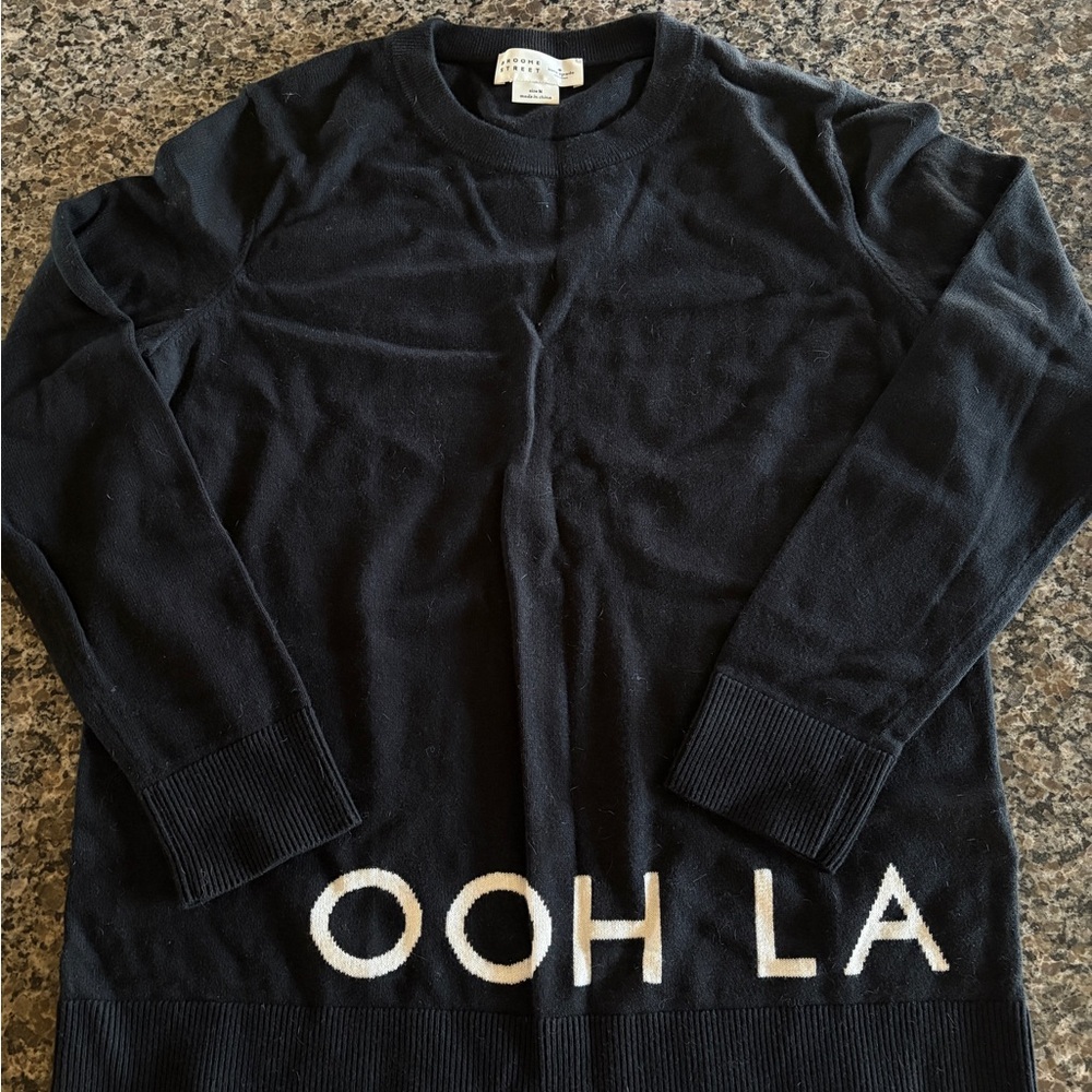 kate spade Black Crewneck Sweater